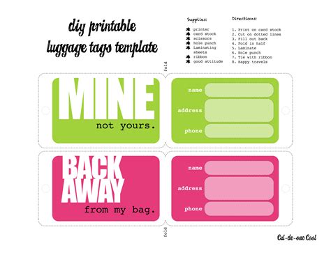 travel bag tag template|sublimation luggage tag template.